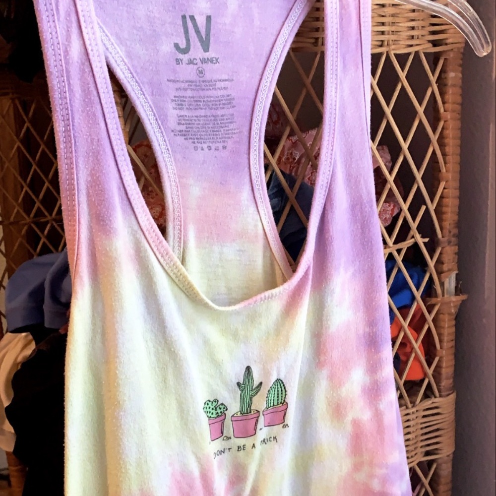 Tie-dye cactus tank